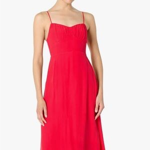 The Drop woman’s linea spaghetti strap maxi dress with front slit